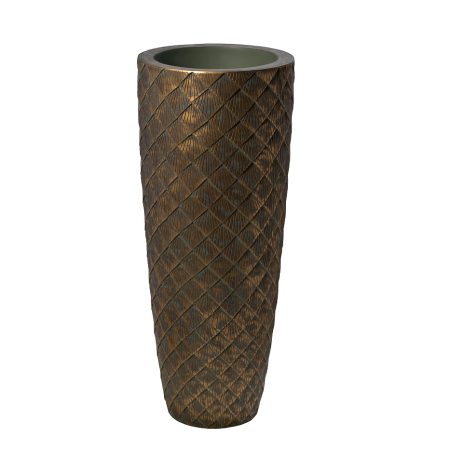 ZS1980-35 Кашпо c золотым орнаментом d37*90см