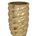 ZS2058-19 Кашпо волнистое цвет золото d30*50см