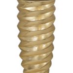 ZS2058-27 Кашпо волнистое цвет золото d36*77см