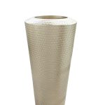 ZS2060-27CH Кашпо c фактурной отделкой шампань d32*65см