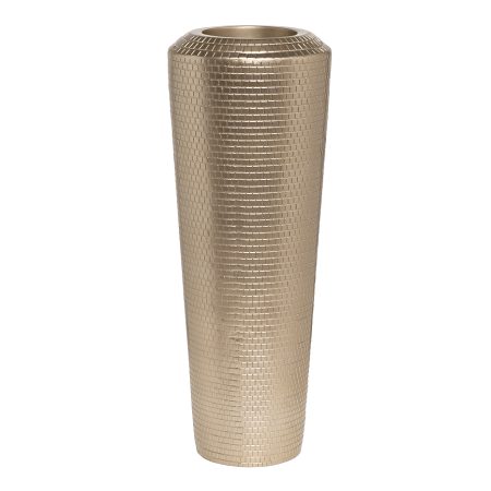 ZS2060-36CH Кашпо c фактурной отделкой шампань d36*92см