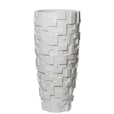 ZSC930-27 Кашпо 32*32*69см цвет белый