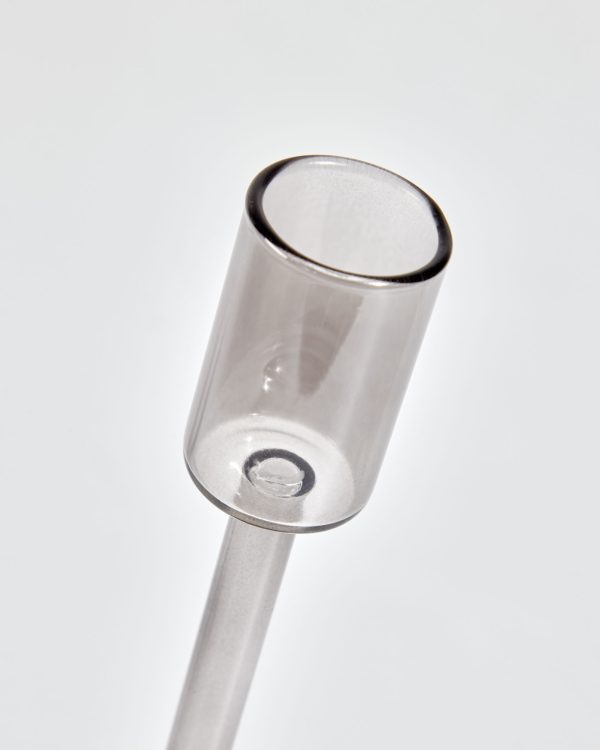 Zulma Большой подсвечник из черного стекла — изображение 4