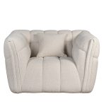 ZW-26801 Кресло Prato букле белый 120*106*74см