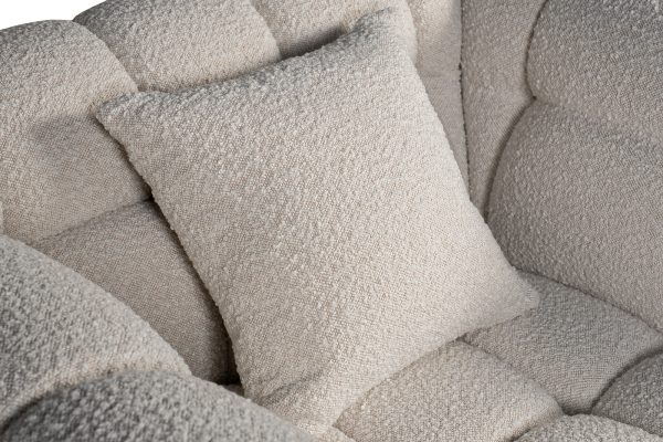 ZW-26801 Кресло Prato букле белый 120*106*74см — изображение 3