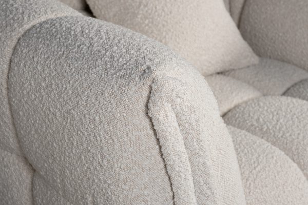 ZW-26801 Кресло Prato букле белый 120*106*74см — изображение 5