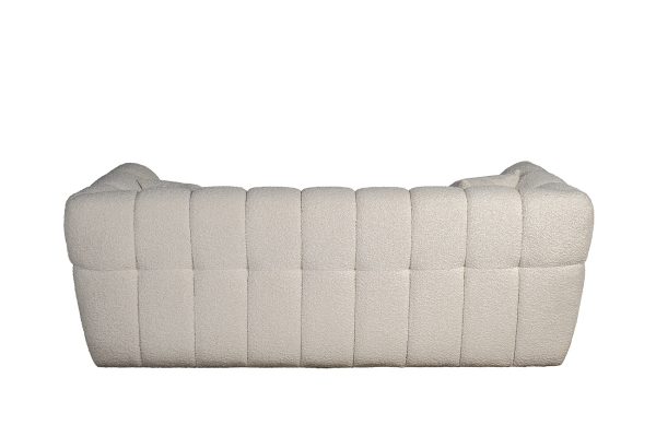 ZW-26802 Диван Prato двухместный букле белый 204*106*74см — изображение 3