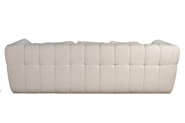 ZW-26803 Диван Prato трехместный букле белый 249*106*74см — изображение 3