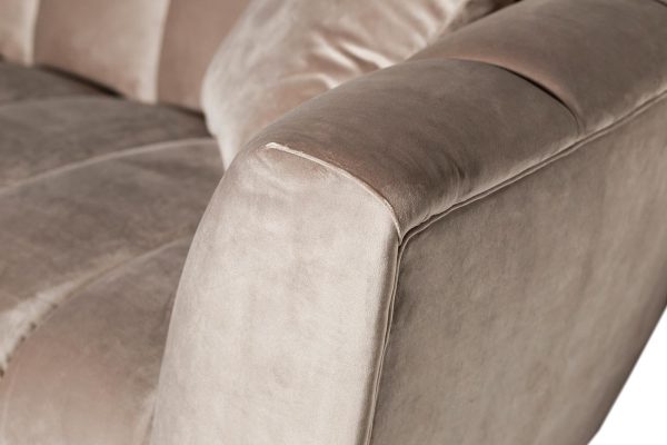 ZW-81102 Диван двухместный велюр серый 182*95*74см — изображение 3