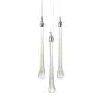 Подвесной светильник Teardrop 3 chrome