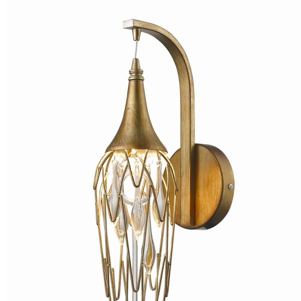 05bc3c6836cb77b62970cade95716224 Настенный светильник Goddess Tears gold — изображение 2