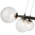 Люстра Wendt 9 grey/clear — изображение 2