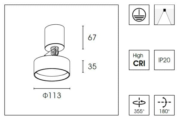 Спот WB8513DR Ø11.3 — изображение 2