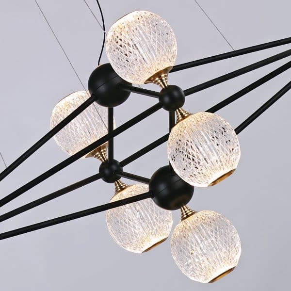 Подвесной светильник MD20022005-9B black/chrome — изображение 2