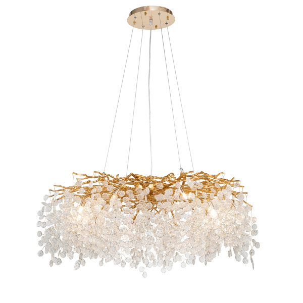Люстра FTB006R-100 brass/clear — изображение 2