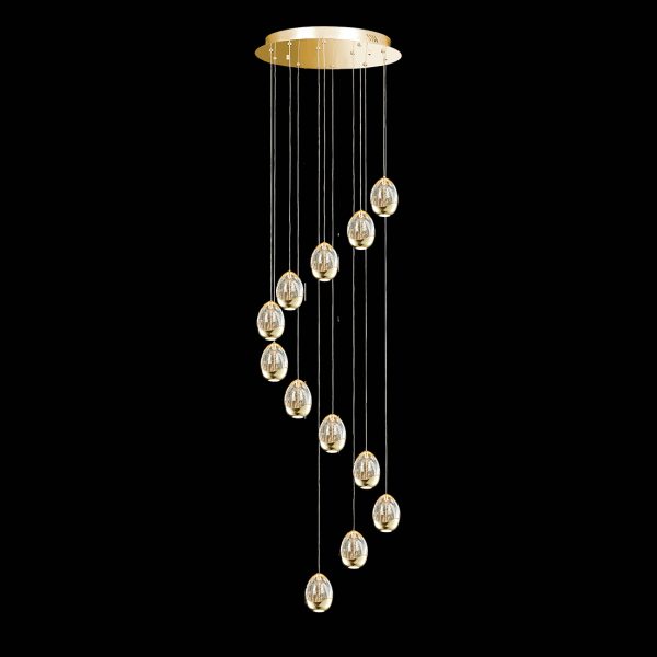 Подвесной светильник MD13003023-12A gold — изображение 2