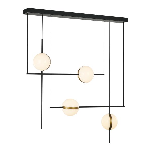 0c8b912dd3d41fac50b0364674946a4e Потолочный светильник MD2062-4B black/brass