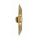 Настенный светильник W68069-2 ant.brass