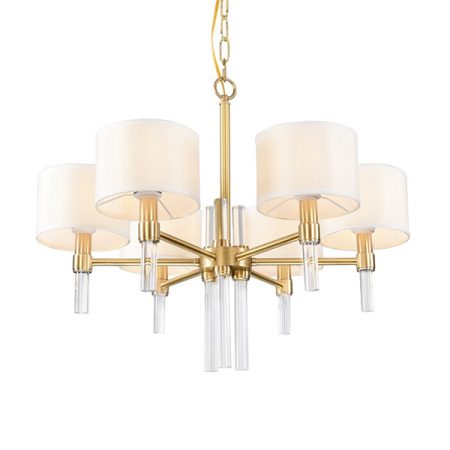 Люстра 8009P-6 gold