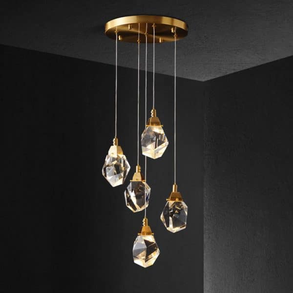 Подвесной светильник 9701P/5R brass — изображение 2