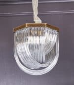 Люстра Murano L4 brass/clear — изображение 2