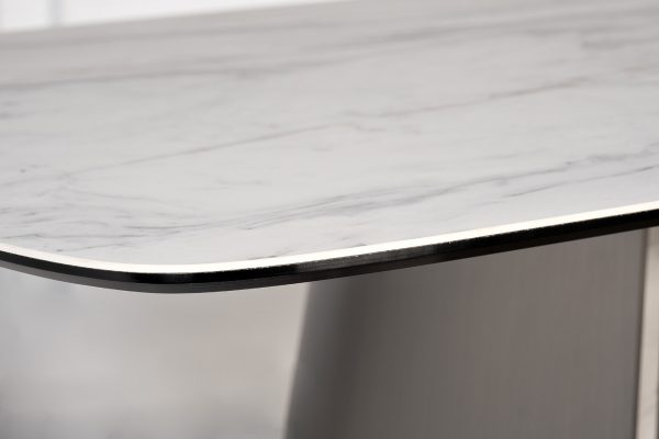 160KD-60061 Стол обеденный, керамика Johannesburg белая 240*100*75см — изображение 4