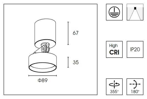 Спот WB8512DR Ø8.9 — изображение 2