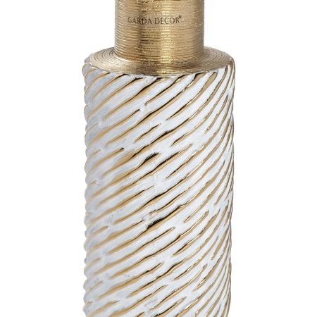 18H2821S-19 Ваза золотистая 9*9*22см