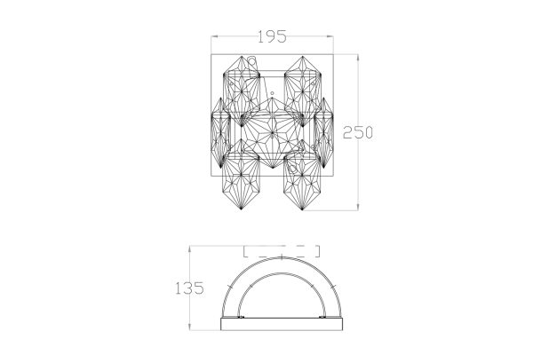 20MB3273-2 Бра 13*19*25см — изображение 2