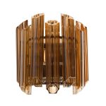 20MB3451-2AMBER Бра стекло янтарного цвета 32*33*32см