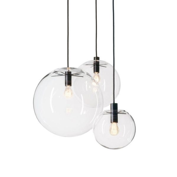 25bf7903e4381f5642e010c724644b76 Подвесной светильник Ball 40 black/clear — изображение 2