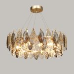 Люстра D8011P/R-800 gold/smoky — изображение 2