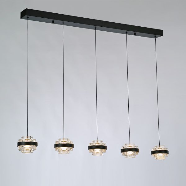 Подвесной светильник MD22030002-5B black/clear — изображение 2