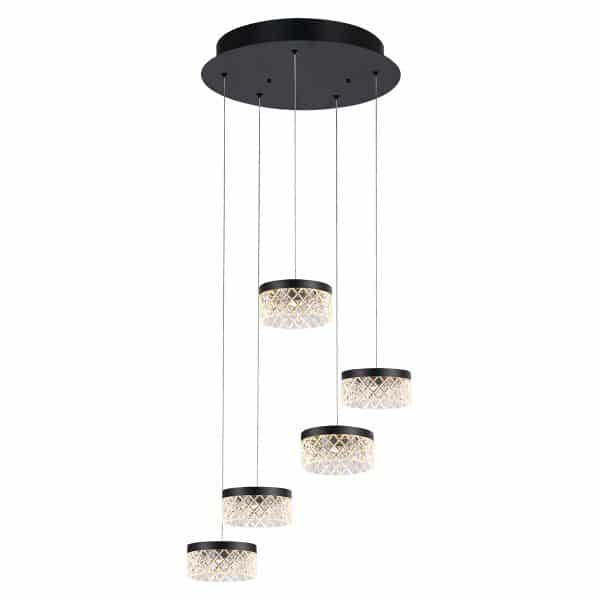 Подвесной светильник MD21020075-5A matt black — изображение 2