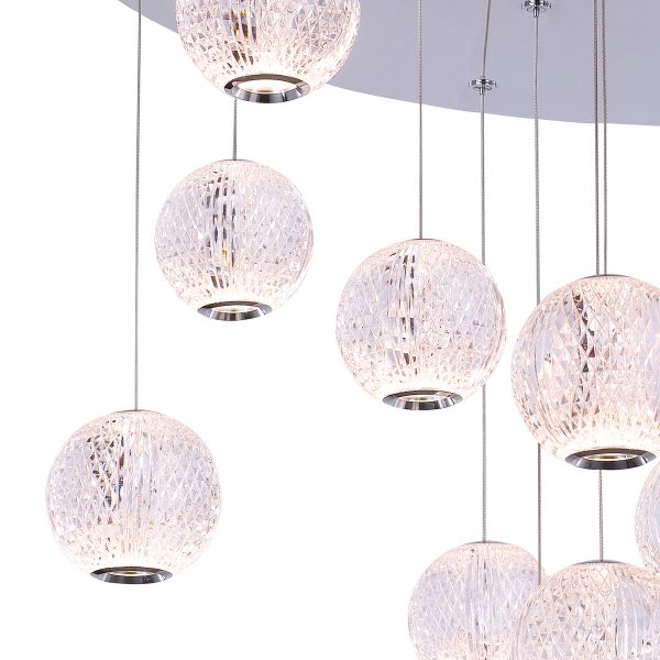 Подвесной светильник MD20001012-17A chrome — изображение 2