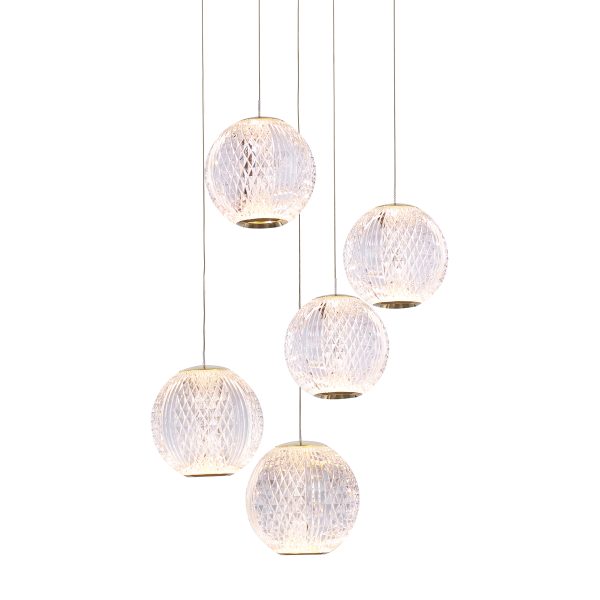 Подвесной светильник MD20001012-5A gold — изображение 2