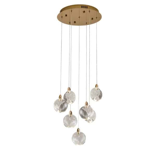 Подвесной светильник OD2440-7 gold/clear — изображение 2