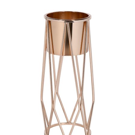 2KV808161 Подставка под цветы 26*26*55см цвет золото