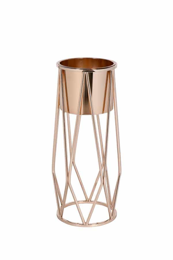 2KV808161 Подставка под цветы 26*26*55см цвет золото