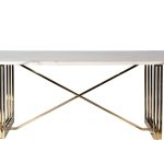 30F-1478-MD Стол обеденный белый 200*100*76см