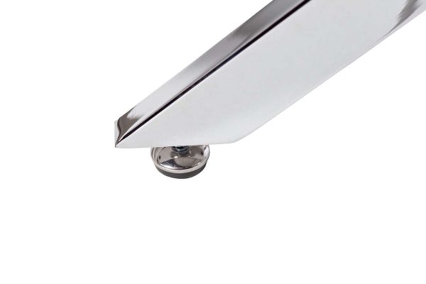 30F-911 Стол обеденный круглый d120*76см ножки хром — изображение 4