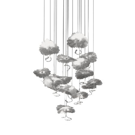 Люстра X-8827P/19 silver