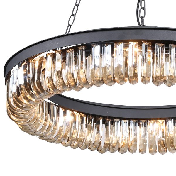 Люстра Crystal 8 black — изображение 2
