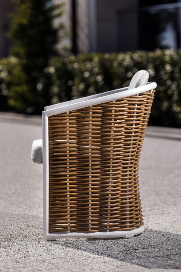 39AR-KRES-403 BEL Кресло "Мэвис" уличное белое 63*63*79см — изображение 2