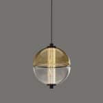 Подвесной светильник MD24022079-1A black/amber