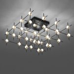 Потолочный светильник Molecular 36 black/gold — изображение 2