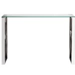 47ED-CST008 Консоль прозр.стекло/хром 120*40*78см