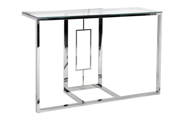 47ED-CST067 Консоль прозр.стекло/хром 120*40*78см — изображение 2