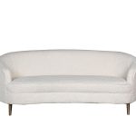 48MY-1289-L CRE Диван двухместный иск.каракуль крем.181*87*71см