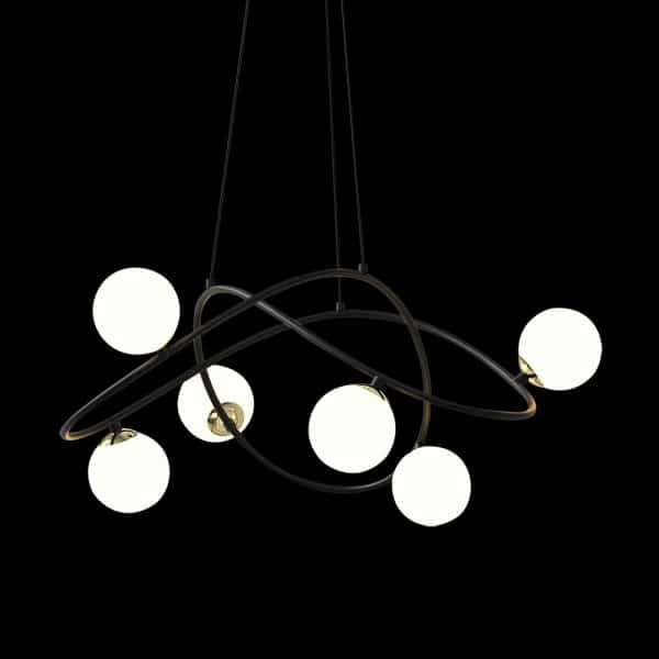 Люстра P0691-6A black — изображение 2